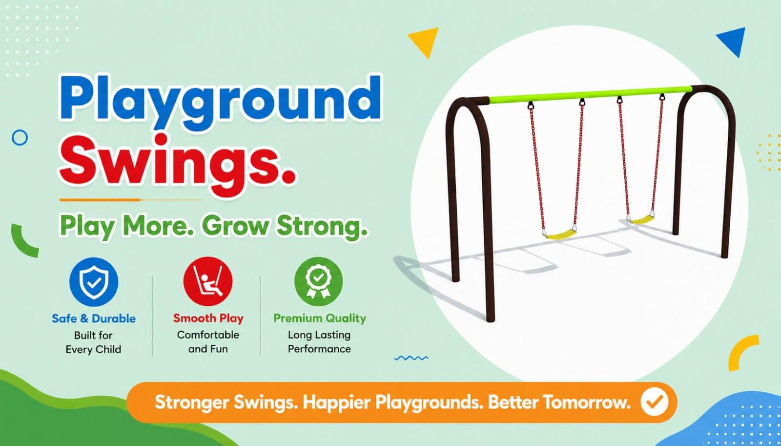 Playground Swings Manufacturers in Rewari