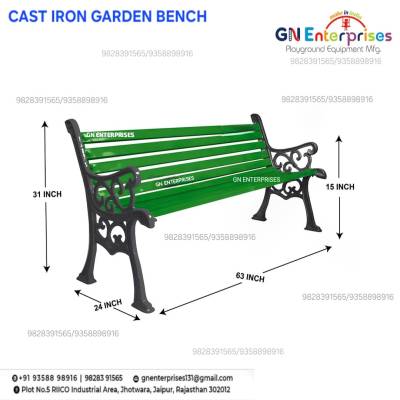Cast Iron Garden Bench Manufacturers in Jaipur